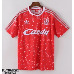 Liverpool 1989-1991 Retro Domácí Dres Krátký Rukáv